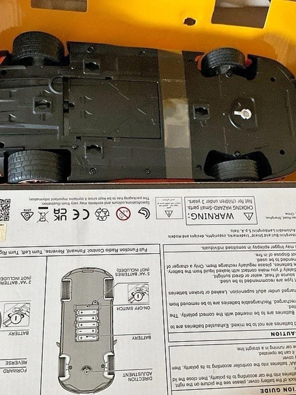 Lamborghini Remote control car. New w/o tags.
